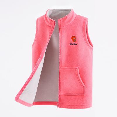 China Kids Boy Breathable Fleece Vest Vest Sleevelsee Fall And Spring On Good Sale for sale