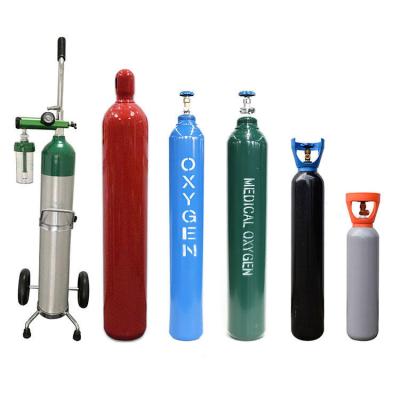 China Medical Gas ISO 9809-1 Industrial Gas Cylinder O2/Oxygen N2/Nitrogen H2/Helium CO2/Carbon Dioxide for sale