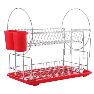 China 2 Row Kitchen Dish Rack Single Sliding Housewares And Dish Rack Cup Racks, Compact Kitchen Dish Racks For for sale