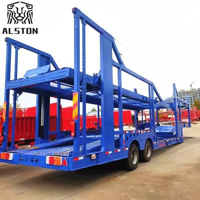 中国 2-axle Frame-type 6-position Car Carrier Trailer with 13.75m Length 販売のため