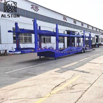 中国 6-8 Position Car Carrier Trailer, Double Deck Vehicle Transport Semi-Trailer 販売のため