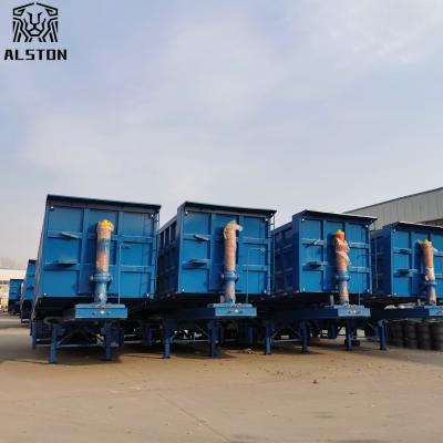 Cina Assi tripli 40 idraulici Ton Rear Dump Trailers in vendita