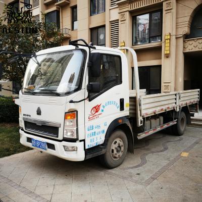 China 6 camión del cargo de la luz de la rueda 110HP 4x2 Sinotruk Howo en venta