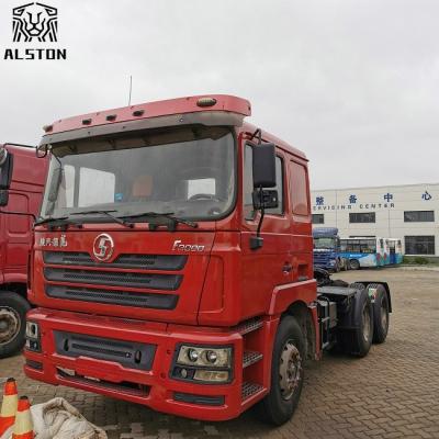 China Roter Traktor-LKW Shacman F3000 6x4, benutzte Sattelzug-LKWs zu verkaufen