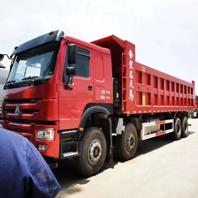 Chine l'euro 2 de 8x4 371HP a utilisé des camions de Howo a utilisé les camions à benne basculante résistants à vendre