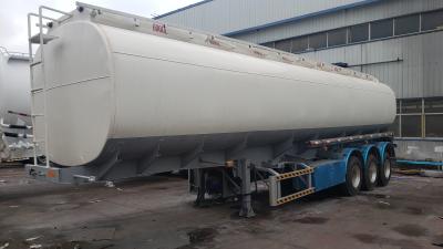 China Tri Axle Heavy Fuel Tanker Semi Trailer , Diesel Oil Tanker Semi Trailer for sale