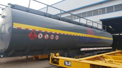 China 40000 45000 litros tri Axle Fuel Tanker Semi Trailer en venta