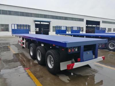 Cina Rimorchi di 40 piedi e 60 dei semi di Ton Used Tri Axle Flatbed da vendere in vendita