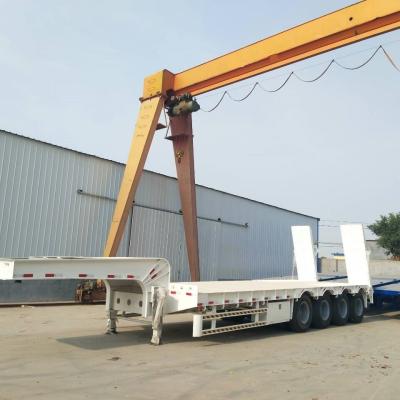 Chine 50 capacités de chargement de Ton Lowbed Semi Trailer Superior à vendre