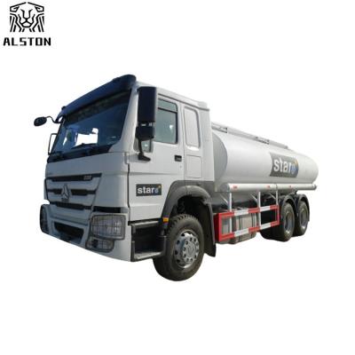 China Sinotruk Howo 6x4 Diesel Fuel Tanker Truck , 20CBM Oil Transportation Truck for sale