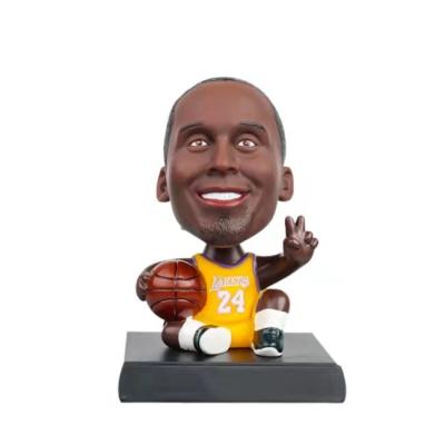 China Worldwide 2022 Custom Handmade NBA Sports Player Resin Shake Heads Promotion Business Gifts For Sale for sale