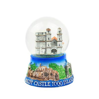 China Wholesale High Quality Nordic Style Resin Snow Water World Globe For Souvenir Tourist Gifts for sale