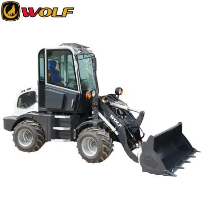 China Hotels Wolf Loader 0.8t WL80 Mini Loader Wheel Loader Suppliers for sale