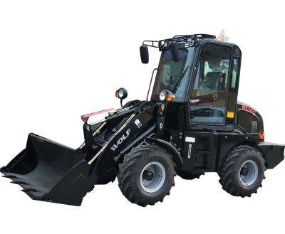 China Dumper Mini Farms Wolf Loader WL120 Mini Front Loaders For Sale for sale