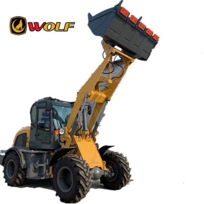 China Hotels Garden Tractor 2t Wolf ZL20 Backhoe Hydraulic Top Wheel Loader For Sale Attachment for sale