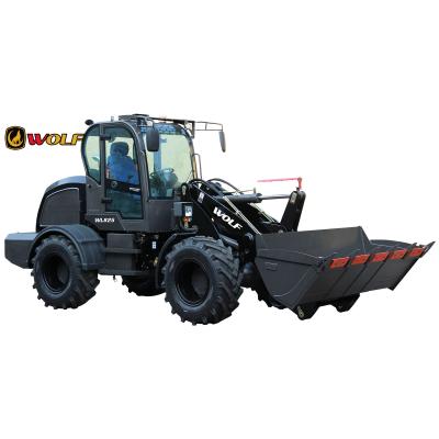 China Hotels New Design WL825 Engineering Compact Wheel Loader With Rock Bucket for sale