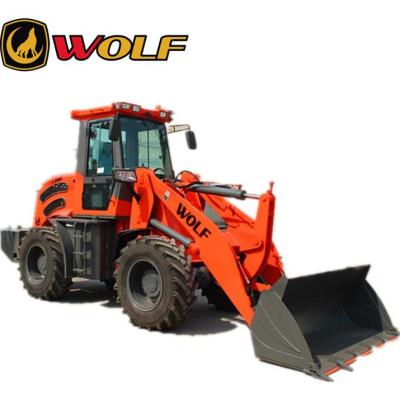 China Hotels option attachment wolf 2.8t zl28 front 4wd wheel loader hydraulic transmission new box for sale