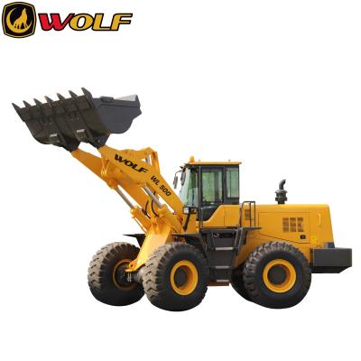 China Garment Shops ZL50G Front End Loader , 5 Ton Wheel Loader Price List Hydraulic Pilot for sale