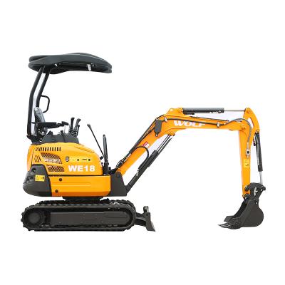 China Factory Hot Sale WE18 Mini Excavator Bucket Crawler Digger Excavator for sale