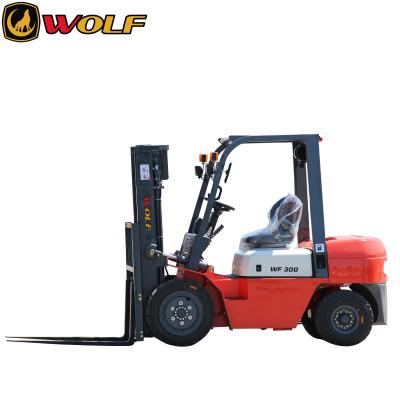 China Building Material Shops China 3 Ton Forklift Diesel Engine Forklift With Hydraulic Transmission for sale