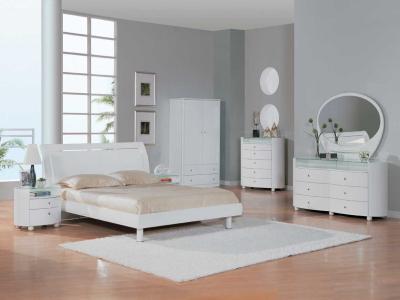 China Bedroom With White-Furniture for sale