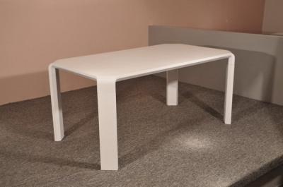 China Modern Dining Room Furniture,White High Glossy Dining Table for sale