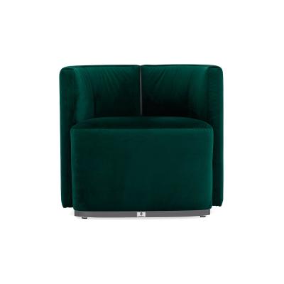 China Leisure style sofa chairs for Modern hotel lobby seating furniture covered by Fabric upholstery with metal legs for sale