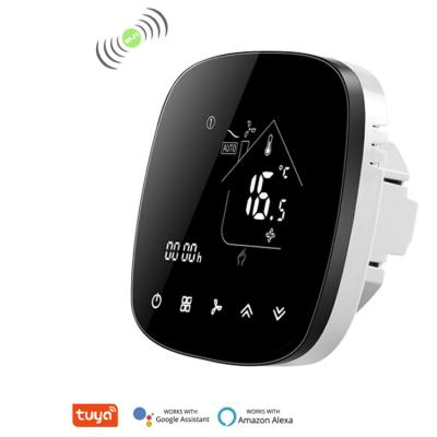 China OEM ODM Tuya Modern Smart Home AC Smart Home WIFI Programmable Thermostat for sale