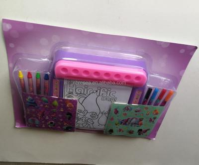 China kids office stationery diy portable drawing set 170112 for sale