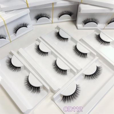 China China Sunland natural custom cruelty free faux mink eyelash 15mm vegan eyelash 5d eye lashes for vegan lash in printing lash boxes for sale