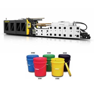 China horizontal colored buckets 10 liter injection molding machine for sale