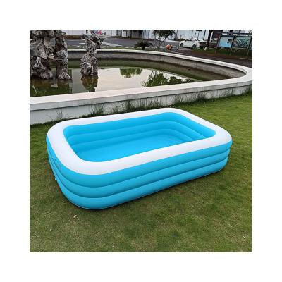 China Outdoor Indoor Electric Compressor For Swimming Pool Family Latex Bubble Bottom 120-428CM Inflatable Swimming Pool for sale