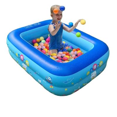 China Large Size Swimming Pool 120-428CM Summer Indoor Outdoor Large Layer Two Ring Swimming Pool Size for sale