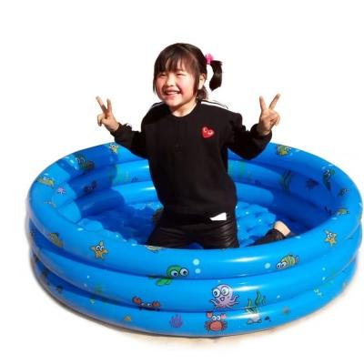 China Water Games 1.5m Factory Price High Quality Three Rings Circular Printed Inflatable Pool for sale