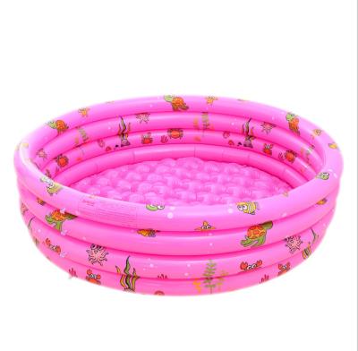 China Factory Price Pink High Quality Water Games 150cm Circular Printed Inflatable Pool for sale