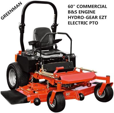 China Cutting Grass 60 Inch Chinese Zero Turn Lawn Mowers for sale