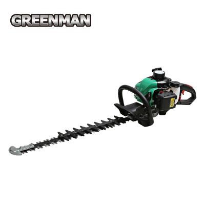 China 23cc cost effective commercial DOUBLE BLADE HEDGE TRIMMER with 600mm HTD2360 blade for sale