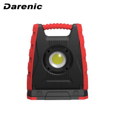 China Powerbank Darenic 10W LED Brightness Fast Charging Professional Lighting Rechargeable Adjustable Flood Light With Power Bank Function for sale