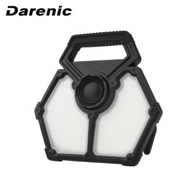 China Darenic 55W 5500 LM SMD IP54 Waterproof Waterproof Flood Lamp with Detachable Bluetooth Speaker and Power Bank Function for sale