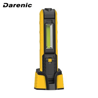 China ABS Housing With Painting Darenic 5W Rubber COB 500lm Rechargeable Handheld Operating Light With Adjustable Brightness for sale