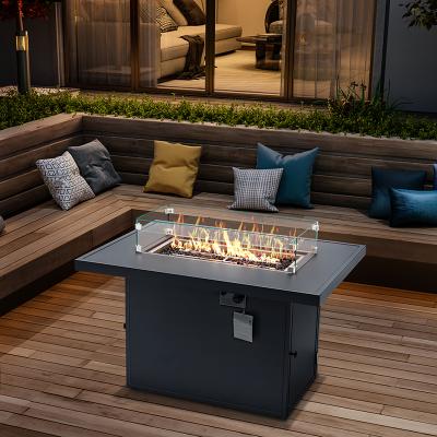 China The Fashionable Natural Propane Fire Pit Table for Outdoor Garden for sale