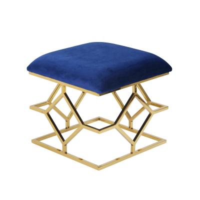 China New Design Adjustable Modern Style Unique Fabric Covered Velvet Stool Stool (Other) Chair for sale