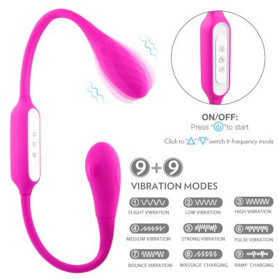 China 9*9 Modes Vibration Rope Shape 2 End Motors G Spot Nipple Double Clitoral Stimulate Adult Toys Vibrator For Women,Lesbian Toys Vibrator for sale