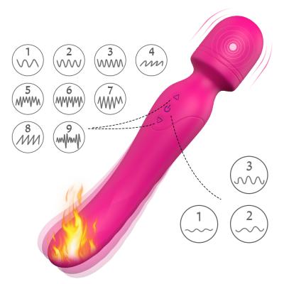 China Soft Body Massager Remote Control Magic Wand Body Silicone Vibrating Massage Machine for sale