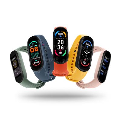 China M6 Smart Playback Wristband Fitness Watch Heart Rate Monitor Step Counter Blood Pressure Activity Tracker BLE Sports MP3 Watch for sale