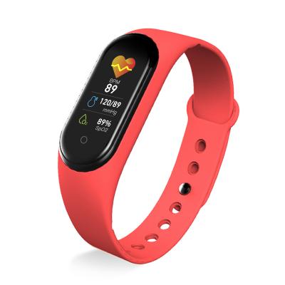 China 2021 Hot Selling Smart Heart Rate Monitor Touch Control Watch M5T Wristband Support Phone Call Fitness Tracker M5T Touch Screen Watch for sale