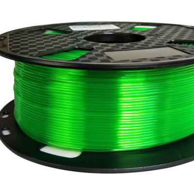 China 3D Printer Filament 1kg/2.2lbs Transparent Green PETG 1.75mm 3D Printing Plastic PETG Filament Material For FDM 3D Printer Filament PETG 1.75mm for sale