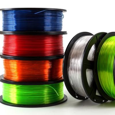 China 3D Printer Filament 1kg/2.2lbs Transparent PETG 1.75mm 3D Printing Plastic Filament PETG Material For FDM 3D Printer Filament Transparent PETG 1.75mm 3D Printer for sale