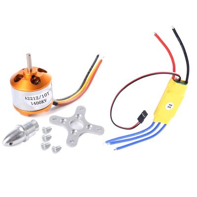 China Vehicles & Toys XXD A2212 2212 Motor 1400KV 30A ESC Mount 8060 Remote Control Brushless Thrusters For RC Fixed Wing Plane Helicopter for sale