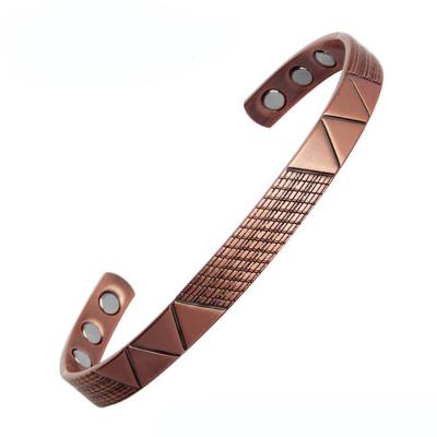 China MagEnergy CLASSIC Unisex Pure Copper Bio Magnetic Bracelet for Blood Pressure for sale